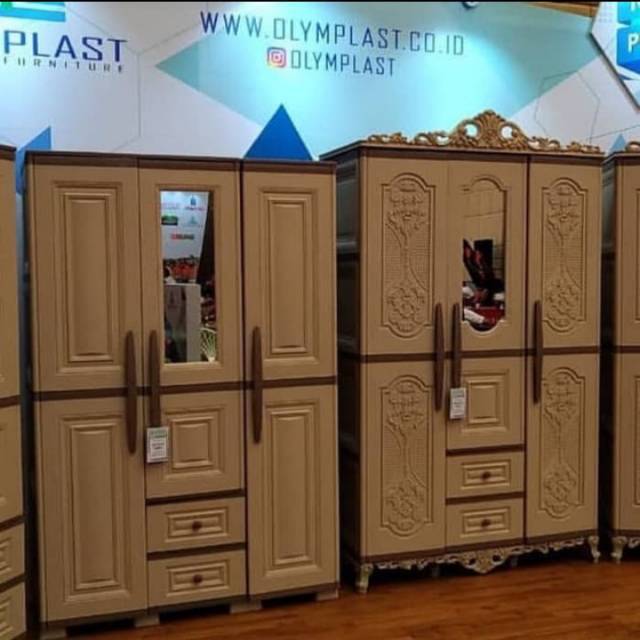 Lemari Plastik Olymplast Otc 3 Pintu Bandung Saja Shopee Indonesia