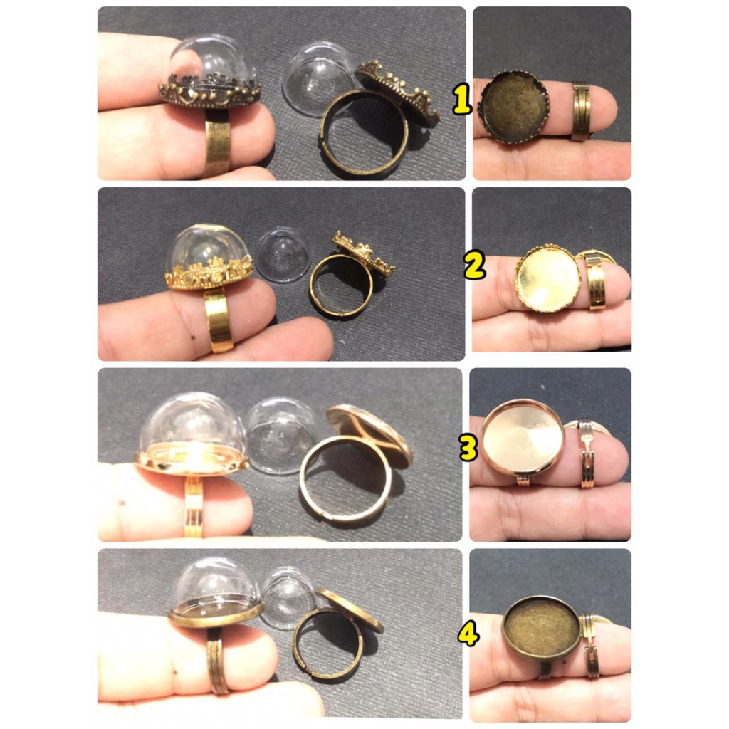 cincin glass dome diy craft cincin resizeable cincin craft