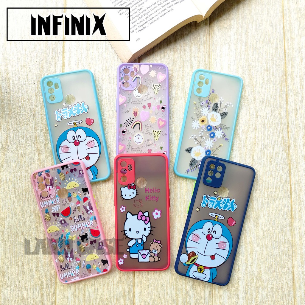 Case Pelindung Handphone Case KARAKTER Infinix Hot 10 Paly Hot 10 Hot 9 Play Note 7 Smart 4 Smart 5
