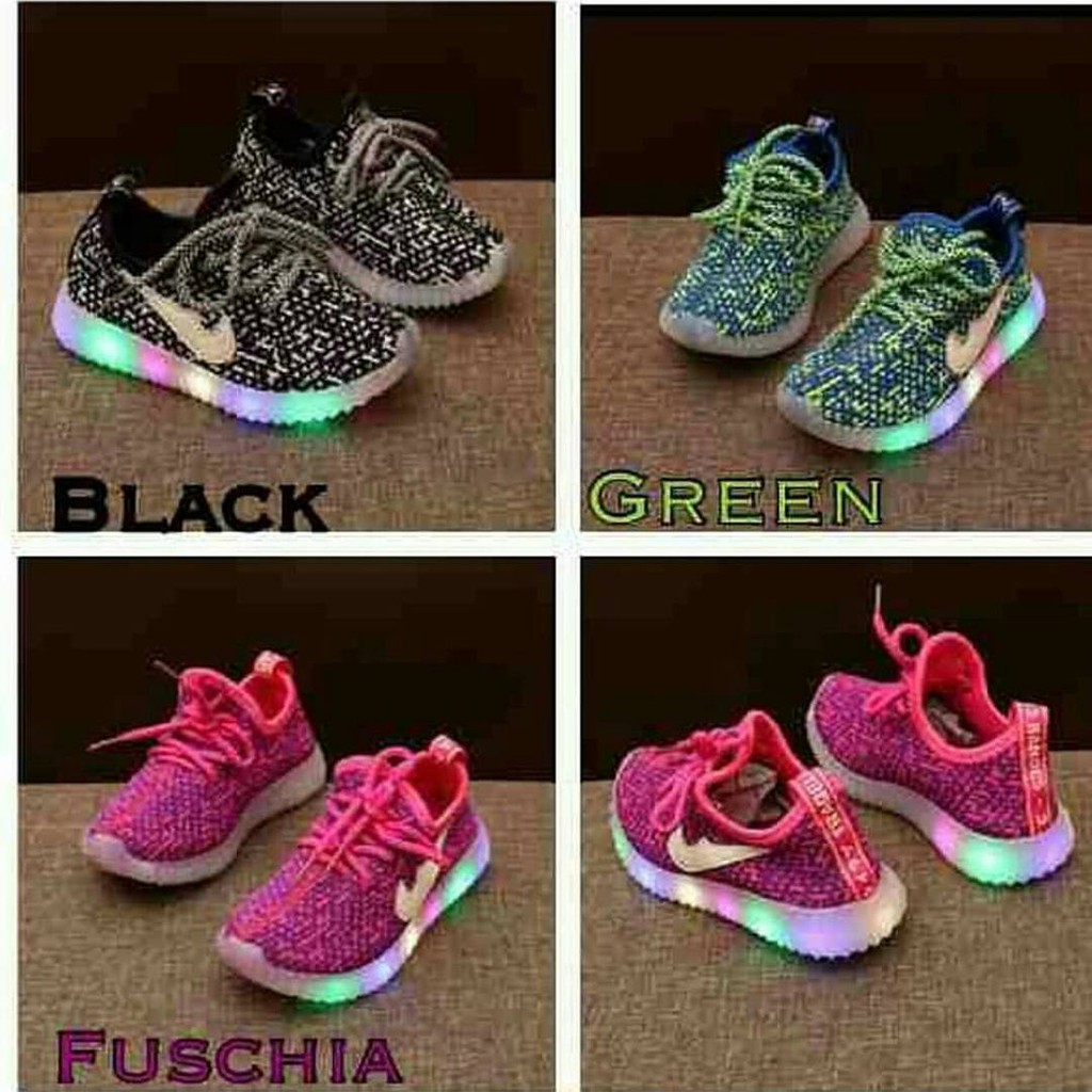 Sepatu Yezzy lampu import