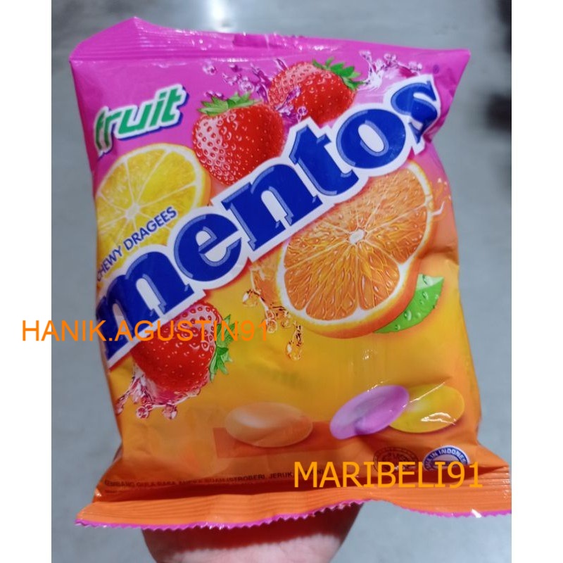 

Permen Mentos Fruit Bag 121,5 gr maribeli91