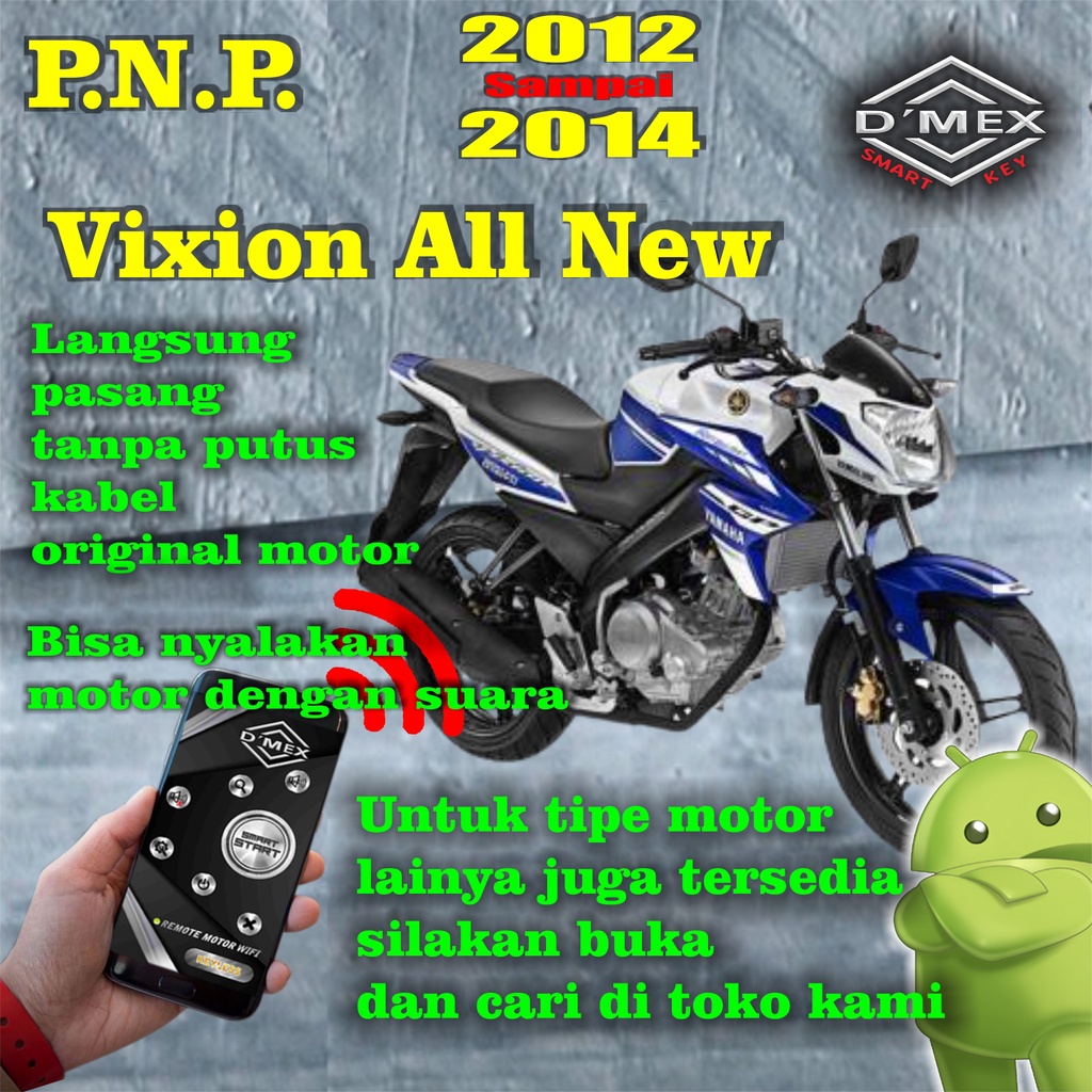 REMOT MOTOR DMEX WIFI Vixion All New 2012-2014