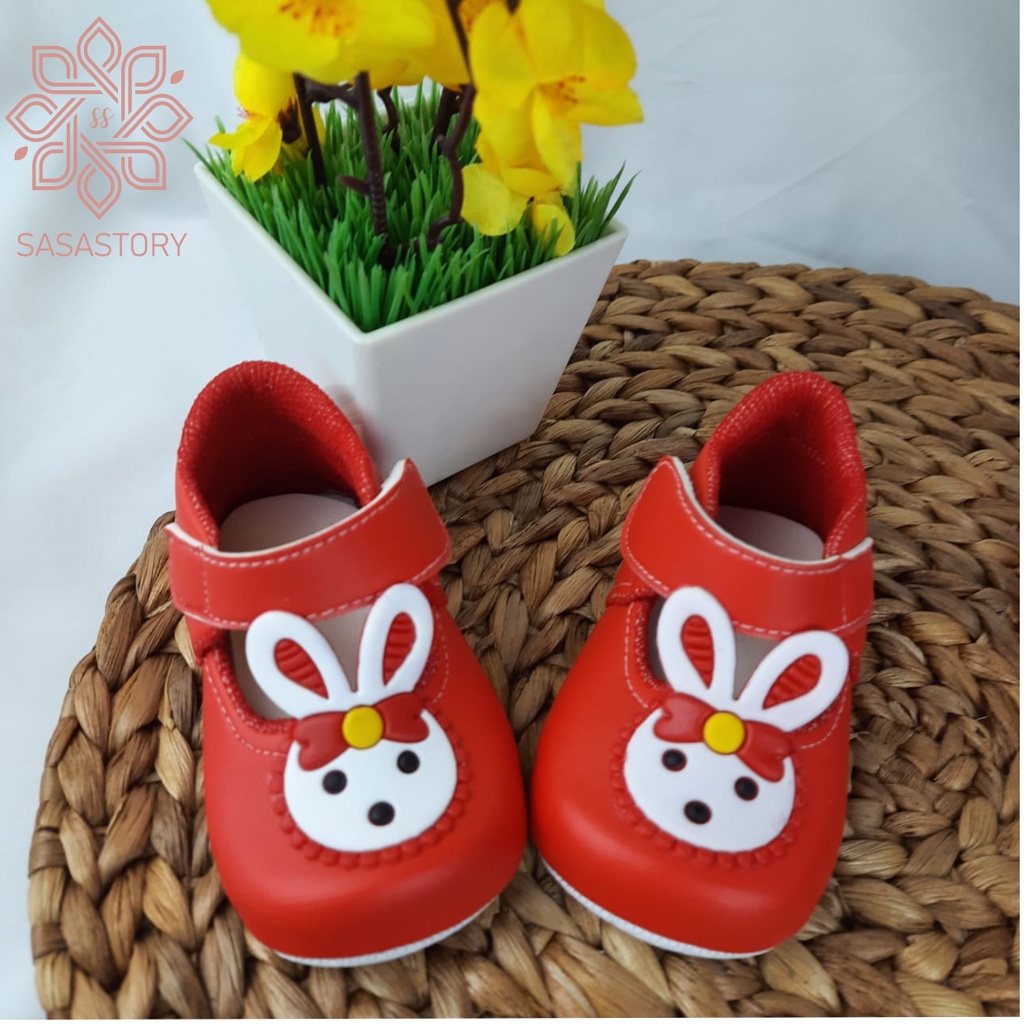 SEPATU PREWALKER BABY BAYI KELINCI 0-12 BULAN ANAK PEREMPUAN CP06