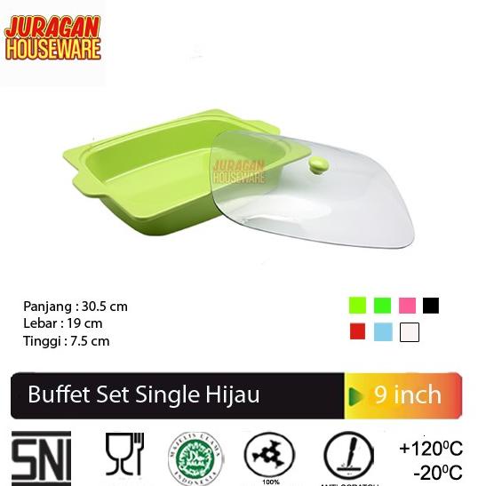 Buffet Set Melamin Single 9 Inch Ps0801 Gd Melamine Piring Prasmanan