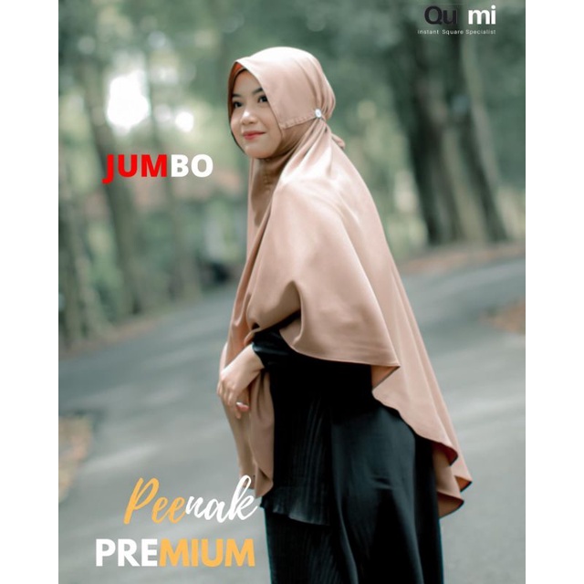 Hijab Instant BERGO PeenaK Premium Jumbo (syari) original by Qumi Label