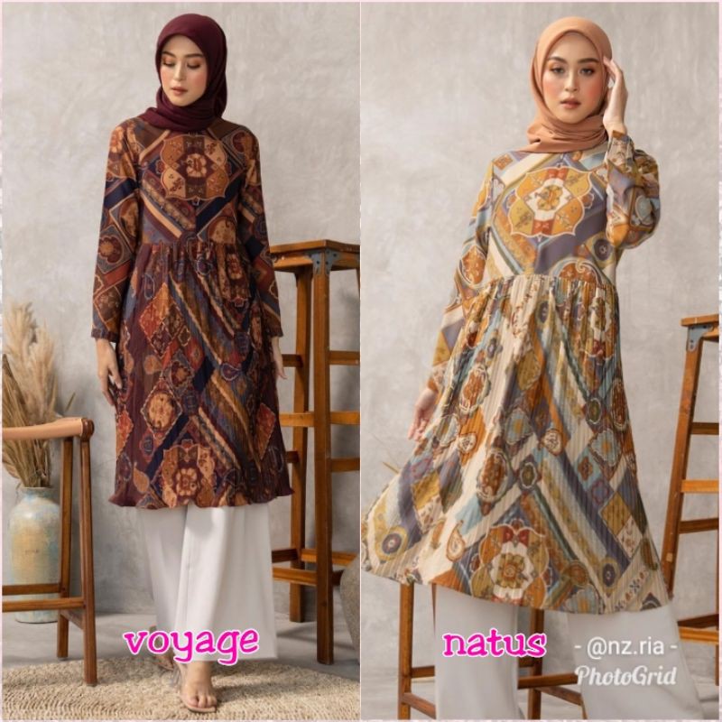 Sahara Pleats Tunik Heaven Lights