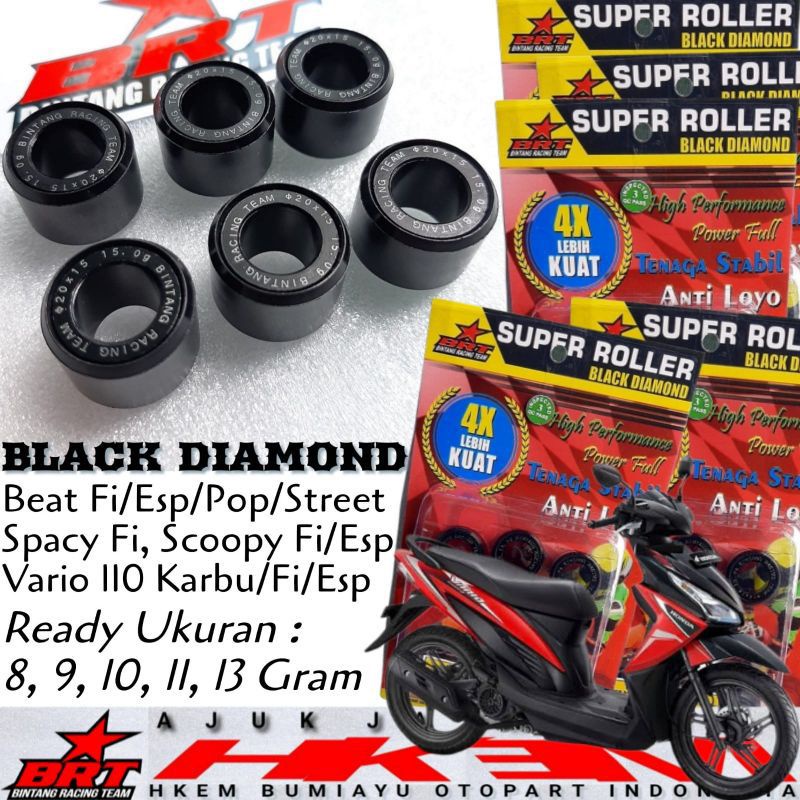 Jual Brt Original Roller Honda Vario Eceran Roller Silang Mix Beat Fi Esp Scoopy Fi Beat