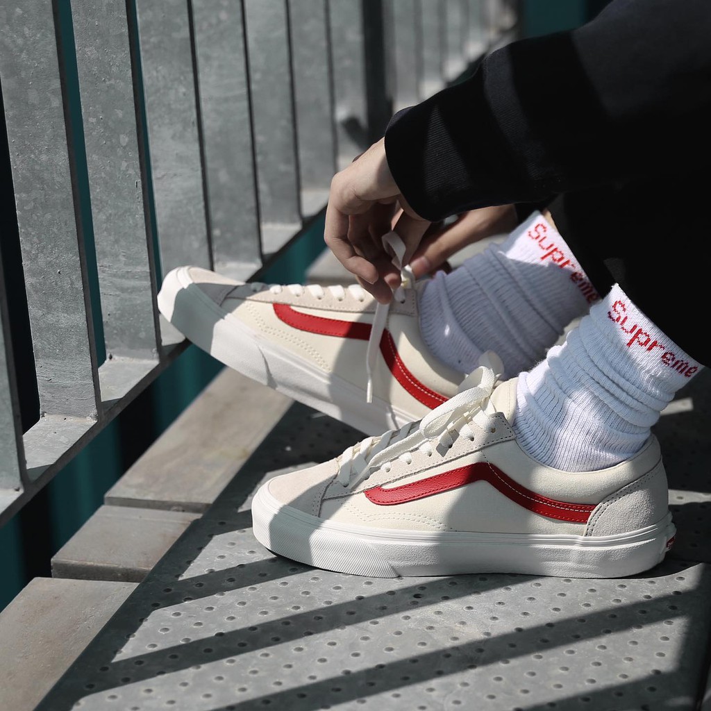 Vans Style 36 Marshmallow Red Original