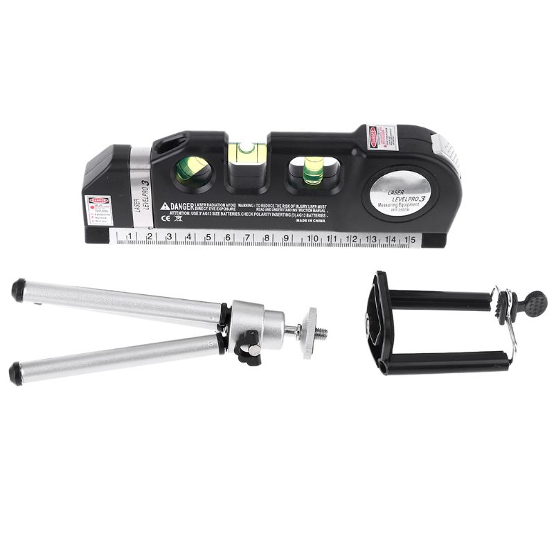 Zzzx Alat Pengukur Level Laser 2 Garis Multifungsi Dengan Tripod