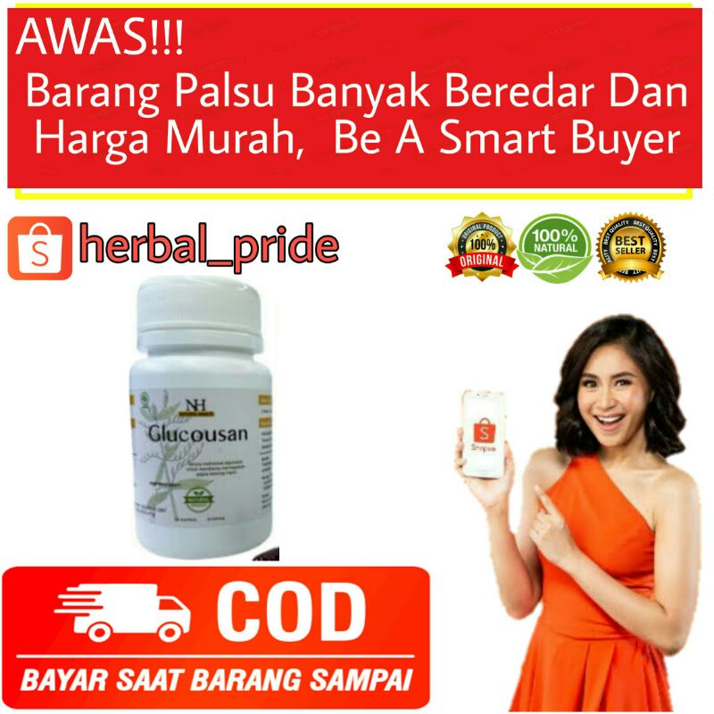 Glucousan Asli Obat Diabetes Kencing Manis Original