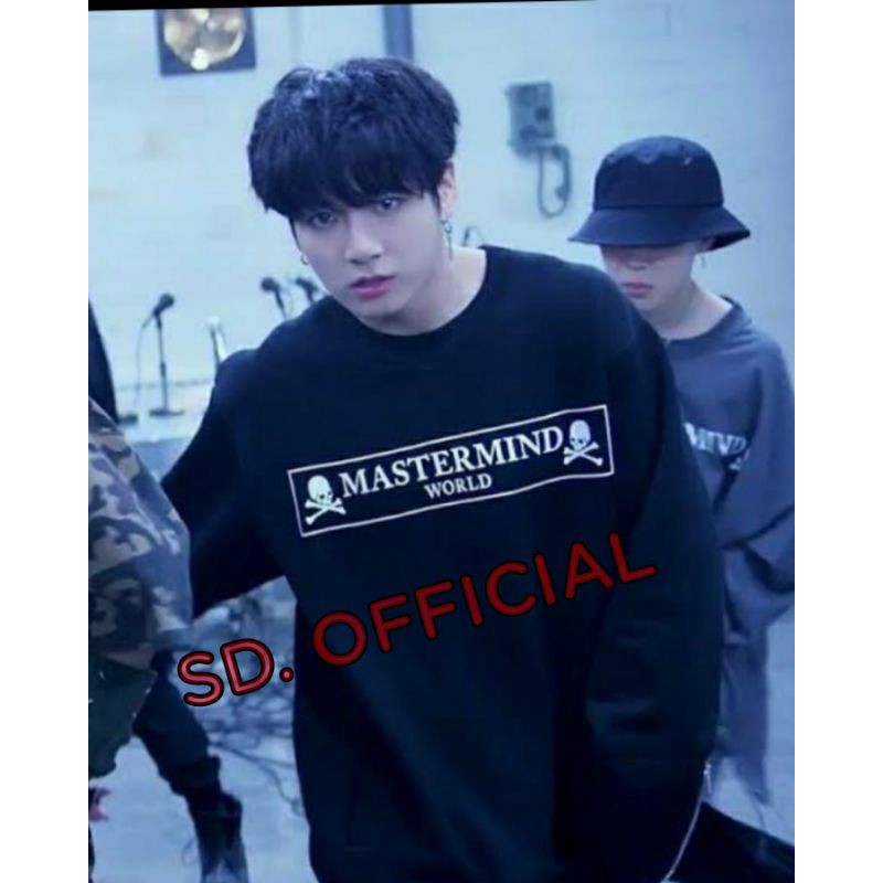 Kaos T-shirt Bangtan Jungkook Lengan panjang Mafia Boy Free Foto