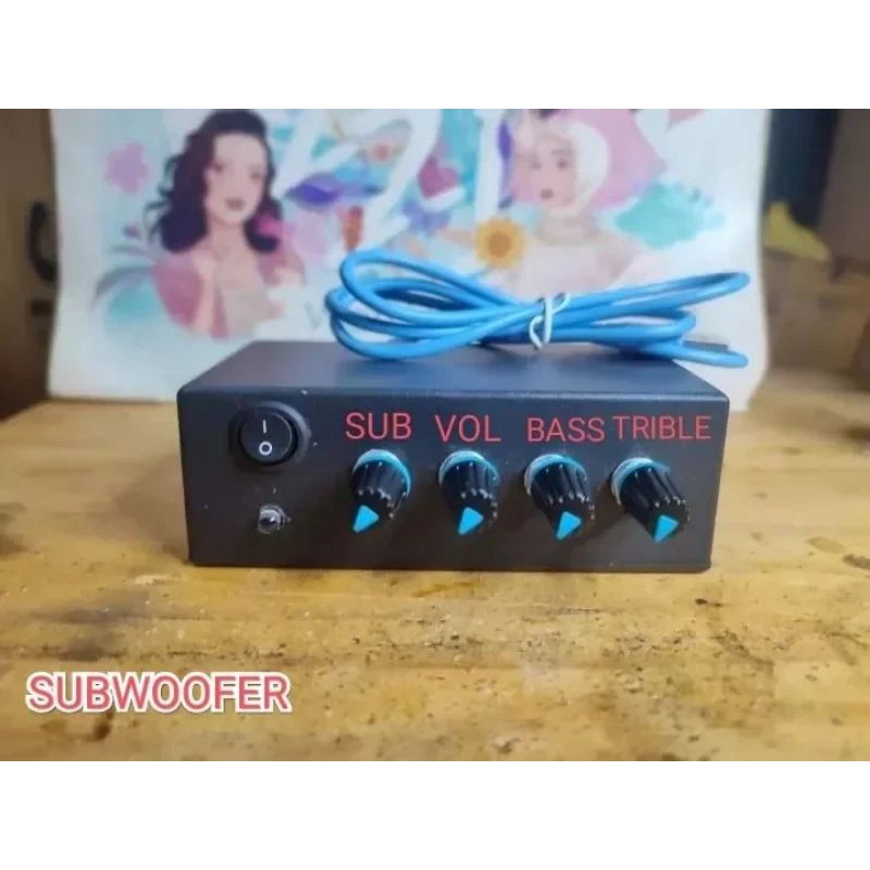 Power Amplifier Stereo 5V Fitur Tone Control Dan Subwoofer