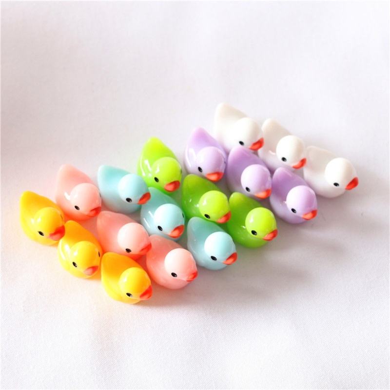 Zzz 10pcs / Set Miniatur Bebek Bahan Resin Untuk Dekorasi