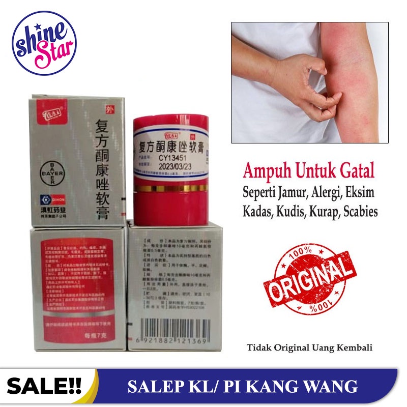 [ JAMIN 100% ASLI ] Salep Gatal Kulit Paling Ampuh Kulit KL BL PI KANG Wang Salep Eksim Gatal Selangkangan Jamuran Jerawat Kudis Kutu Air Panu