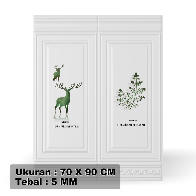 Wallpaper Dinding Kamar Tidur 70x90CM Wallpaper Foam Wallpaper 3d Wallpaper Dinding Polos Motif Karakter Anak-WLF7005