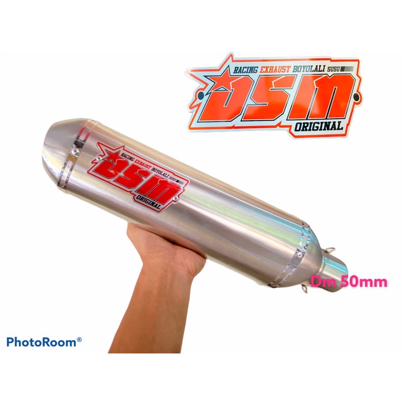 SLENCER KNALPOT DSM RACING KAPSUL KLEM e merah