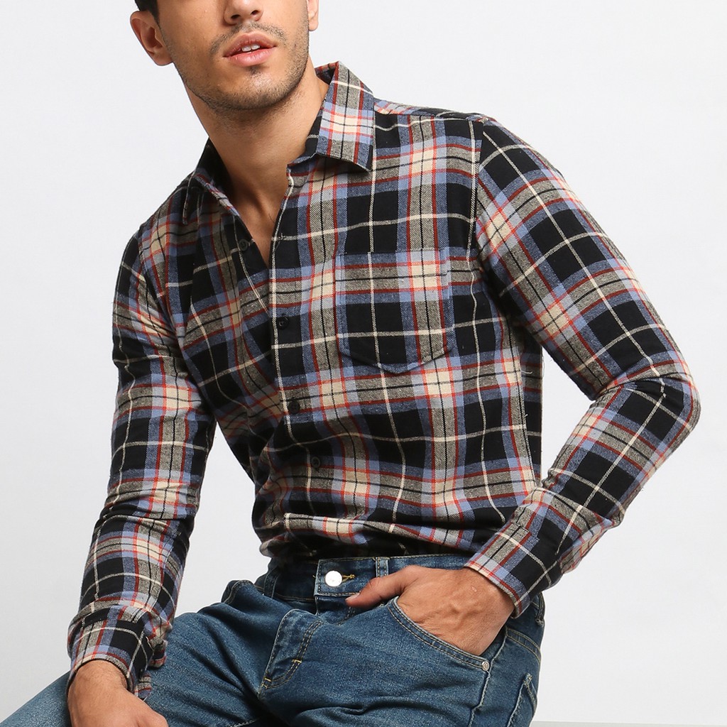 

VENGOZ Kemeja Flanel Pria - Delmon Flannel Shirt