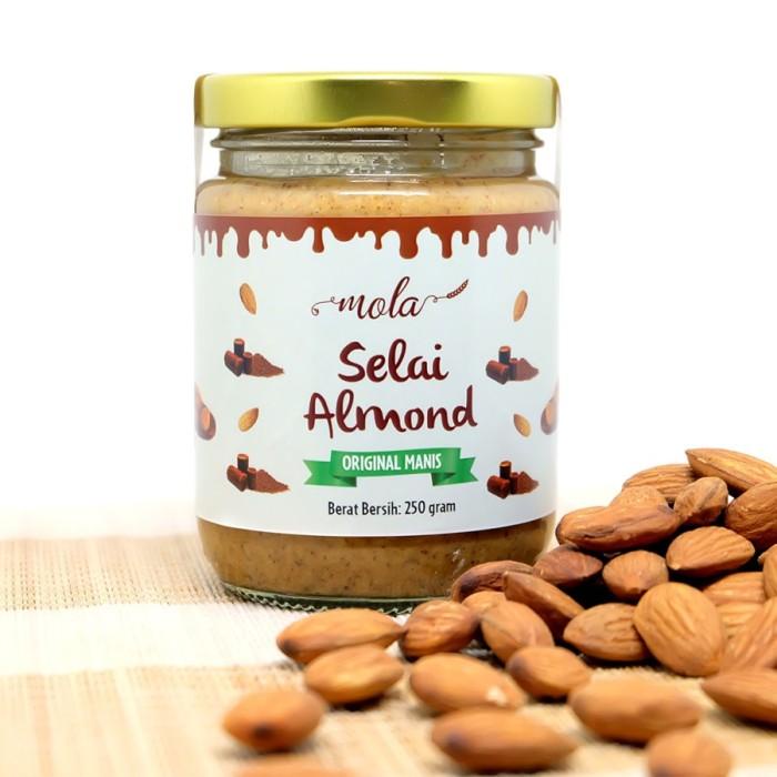 

Selai Mola Almond Butter Selai Kacang 100% Natural Low Sugar Peanut Jam