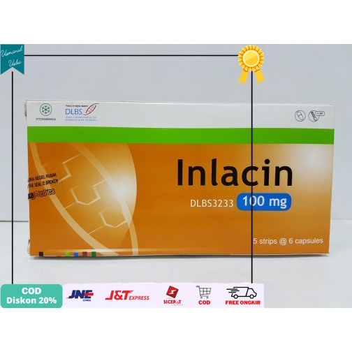 

◾COD◾ Inlacin 100 mg capsul isi 30's