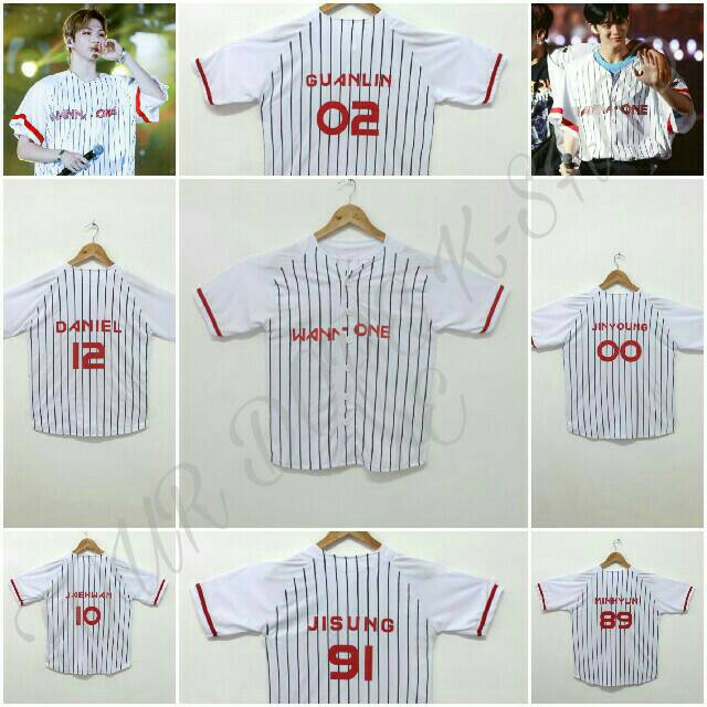 [RESTOCK 2] KPOP Wanna One Member White Jersey