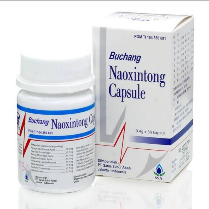 Buchang Naoxintong Capsule obat stroke ori