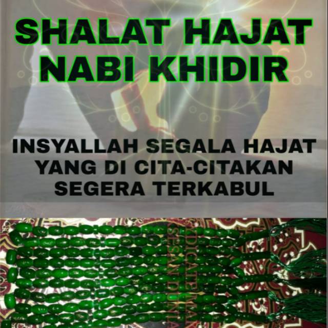 Shalat Hajat Nabi Khidir Bonus Tasbih Karomah Shopee Indonesia