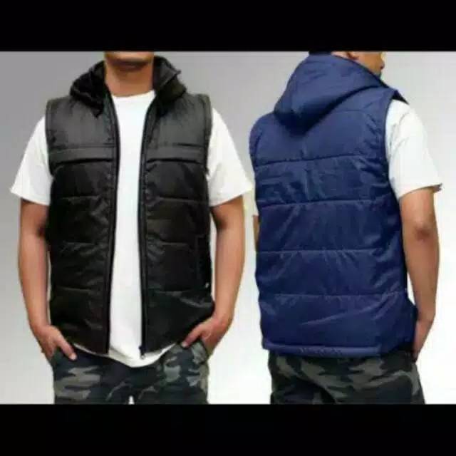 Jaket rompi motor vest body anti angin jumbo xxl
