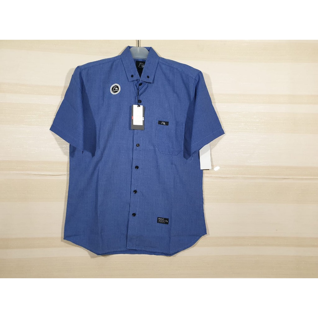 Kemeja Pria QUICK SILVER BLACK SURF THREE SECOND