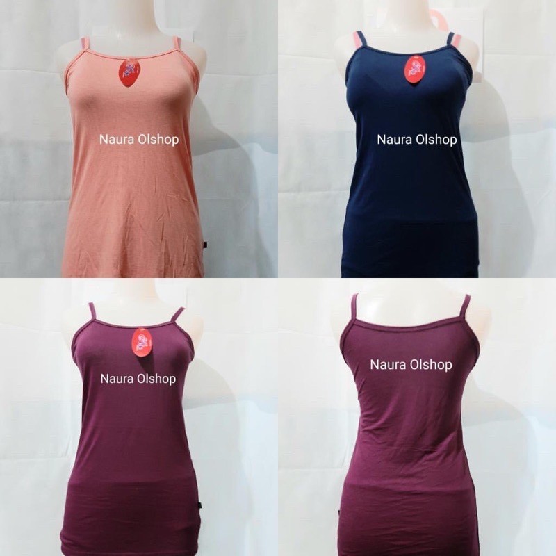 TENGTOP KIA Tali Kecil dan Tali Lebar Tank Top Singlet Kaos Dalam Wanita Remaja Cantik Sexy Adem