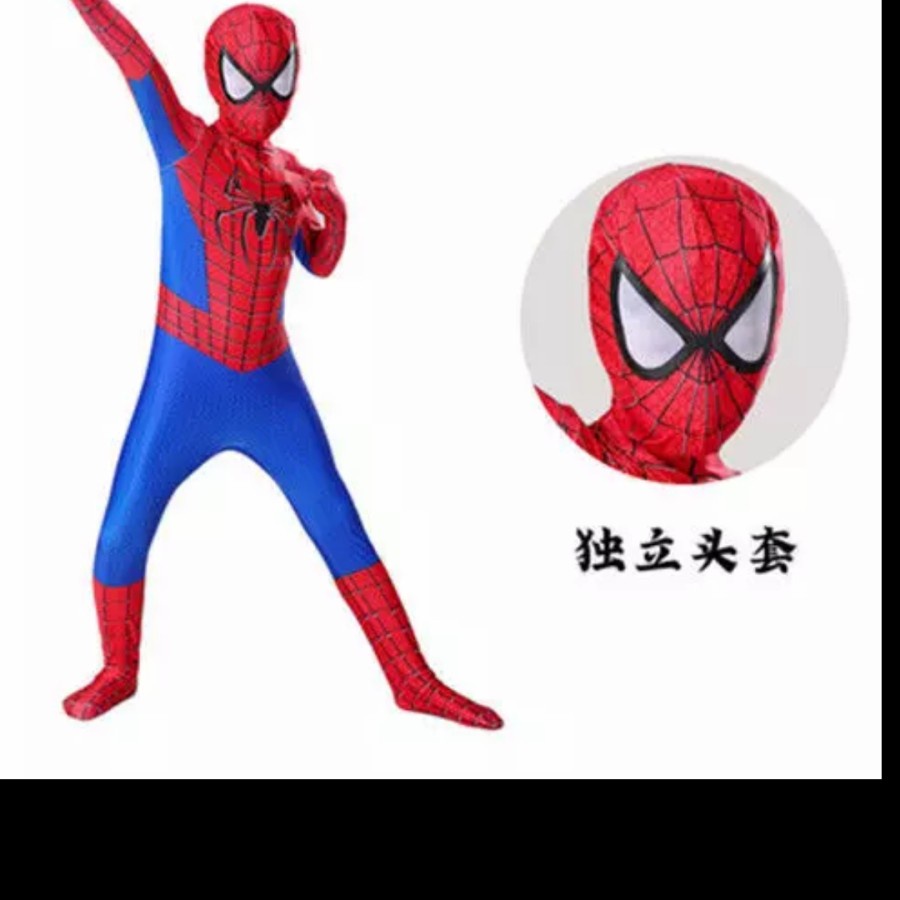 Kostum Spiderman Anak dan Dewasa Superhero Costplay Costume Karakter Baru