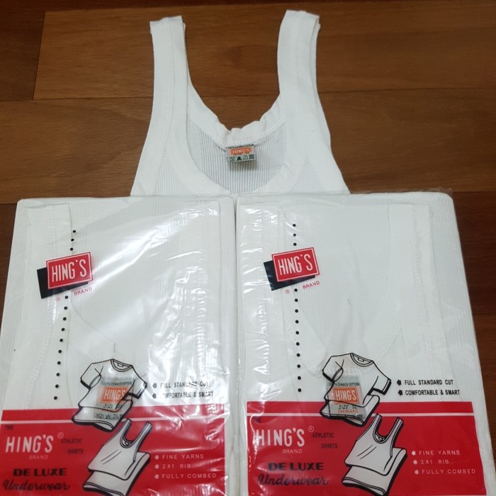 Singlet / Pakaian Dalam Pria Hing's 123B Size 38 40 42