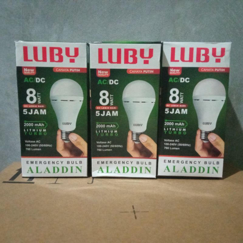 Jual Lampu Led Emergency Luby Aladdin Watt Lampu Ac Dc Watt