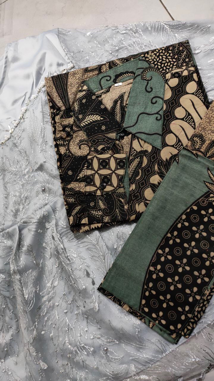 Maura Couple - Sania Ruffle Batik Couple Ori Ndoro Jowi Dnt Garansi Termurah Shopee - Wid Batik