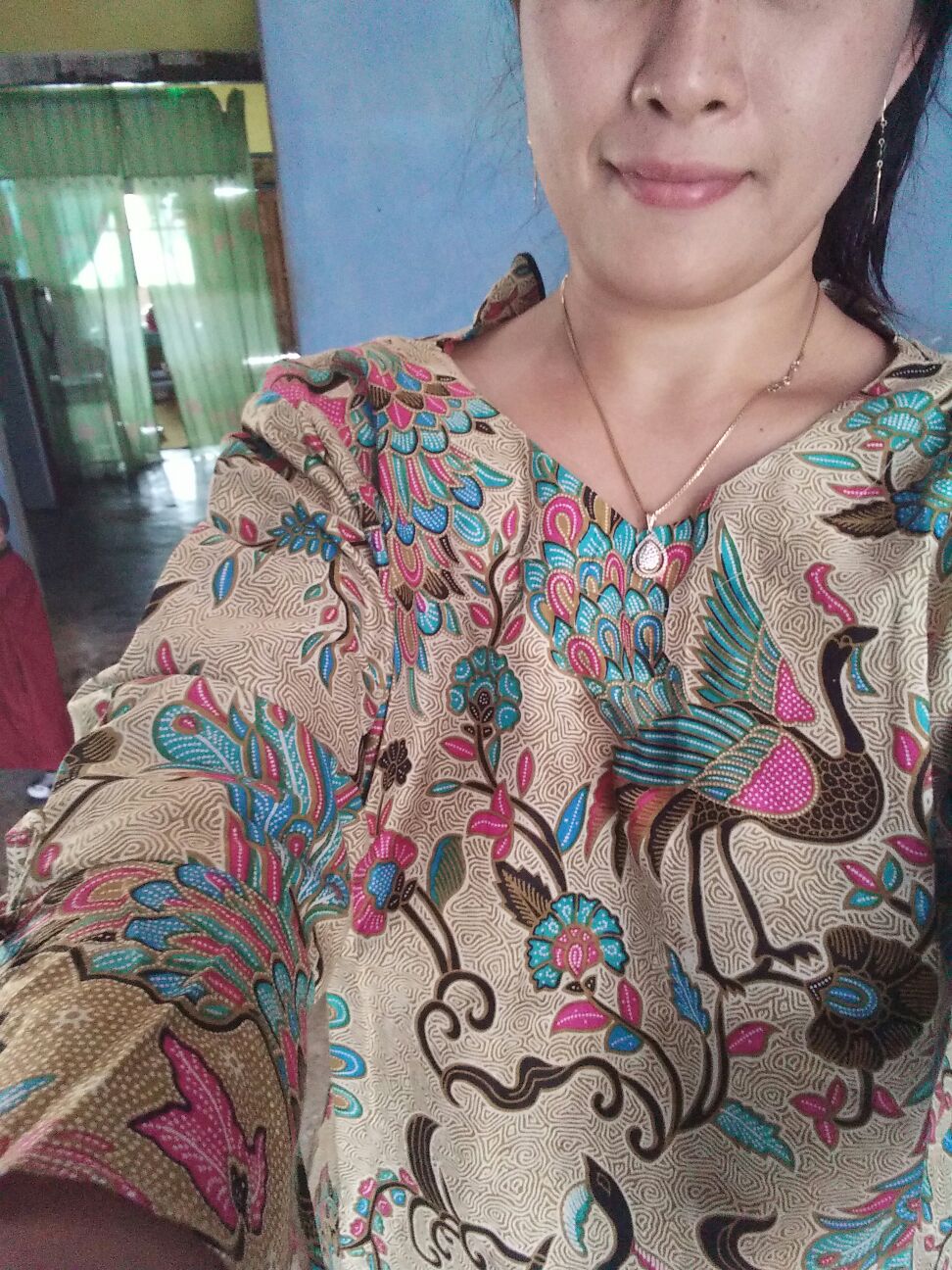 Maura Couple - Sania Ruffle Batik Couple Ori Ndoro Jowi Garansi Termurah Shopee - Batik Modern Solo