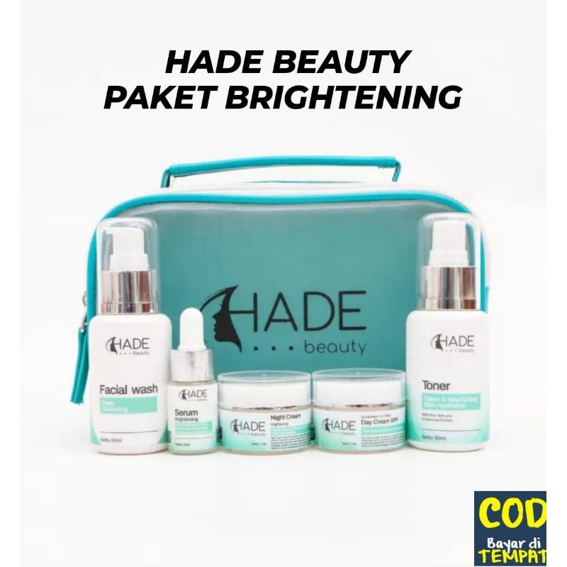 Hade Beauty Skincare Paket Brightening Hade Beauty Glowing Hade Beauty BPOM Hade Beauty Glowing