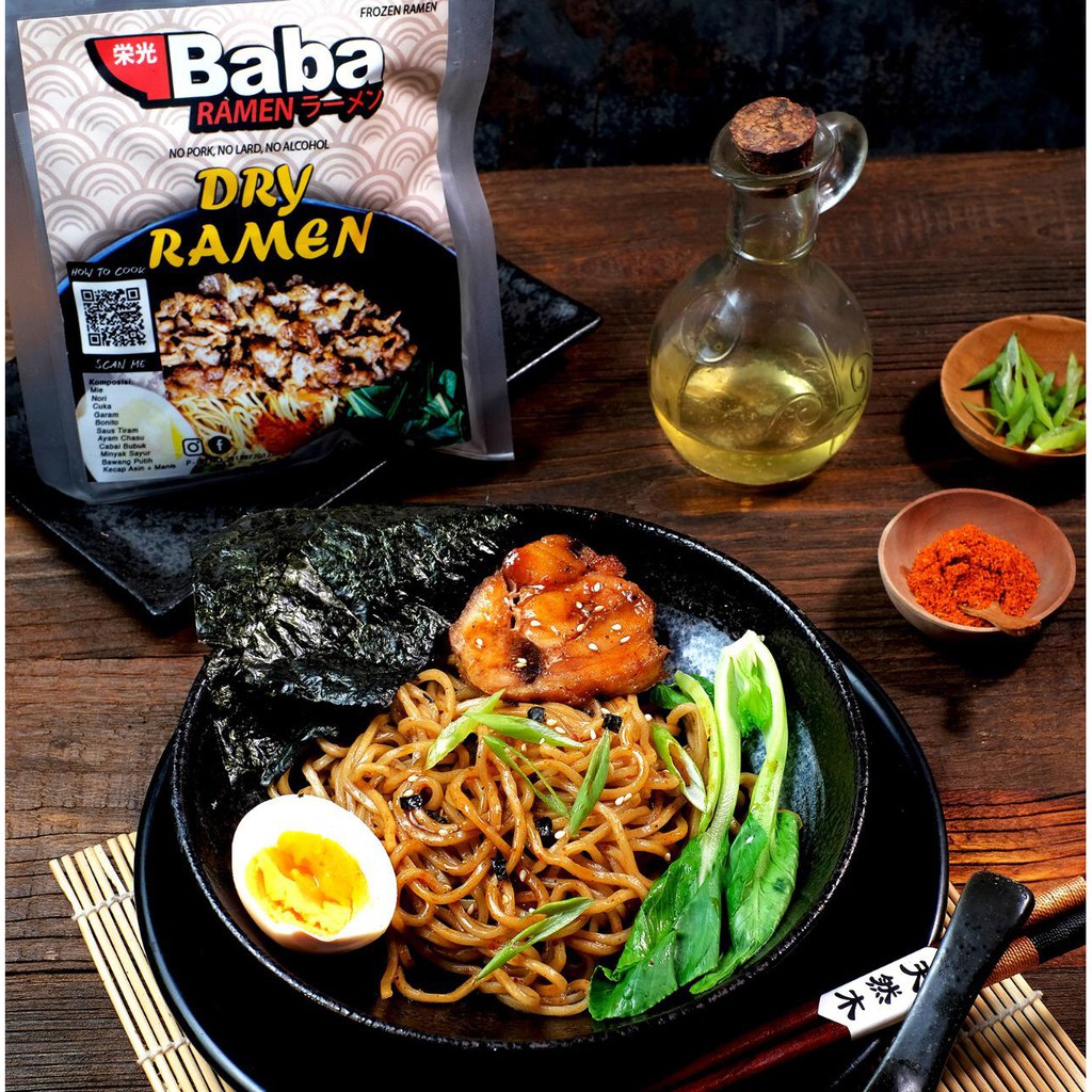 

Ramen Halal Dry Ramen Baba Ramen Frozen Food 185 Gram