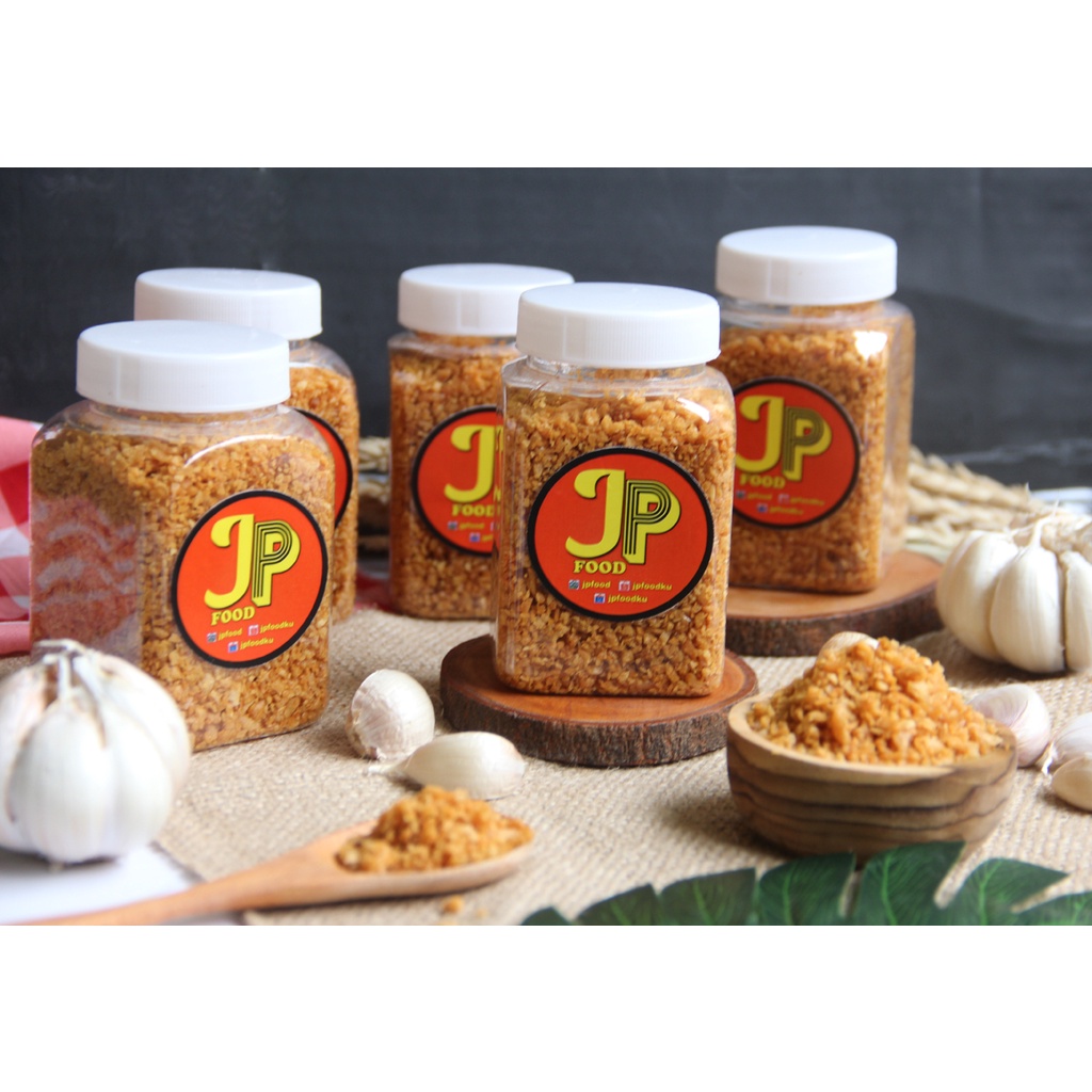 

Bawang putih cincang berat netto 150 Gr