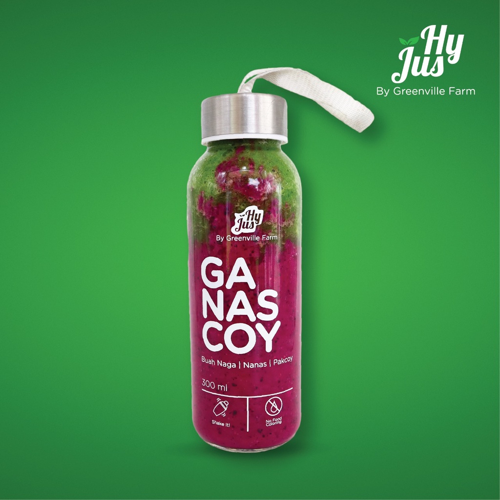 

Greenville Farm - Ganascoy - Jus Olahan Sayur Hidroponik 300ml