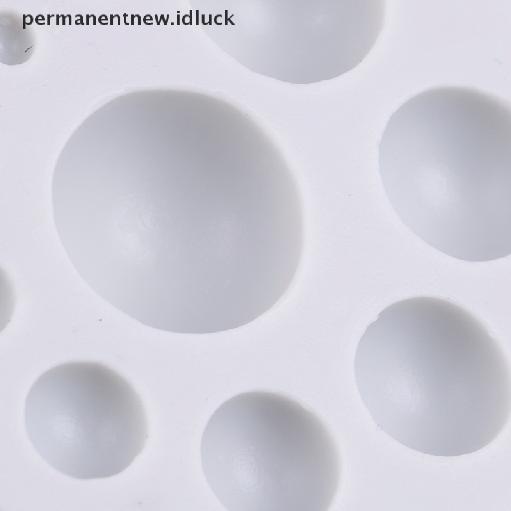 Cetakan Kue / Sabun / Permen / Cokelat / Es Bentuk Bulat Bahan Silikon