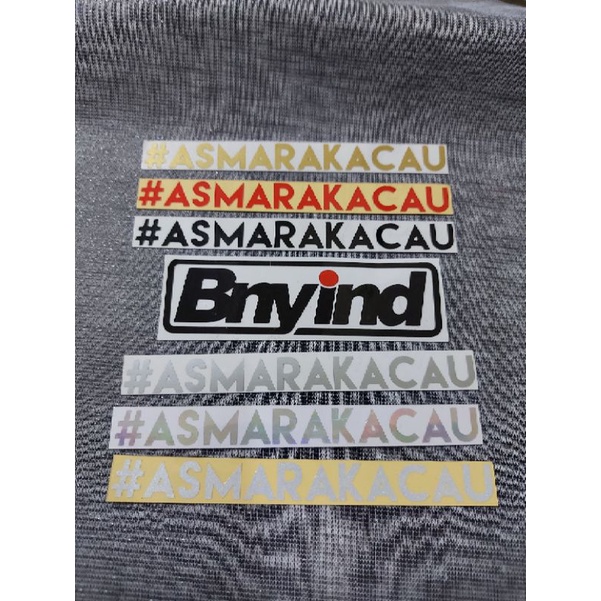 STICKER ASMARA KACAU ASMARAKACAU CUTTING