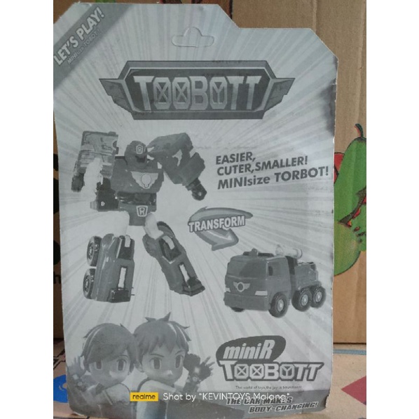 mainan MOBIL PEMADAM KEBAKARAN bisa berubah menjadi robot / ST 24 RB 28 (RB 24DUS) TOOBOTT MINI R / DAMKAR