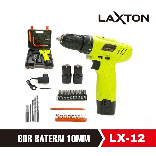 Cordless Bor 10mm Laxton LX-12
