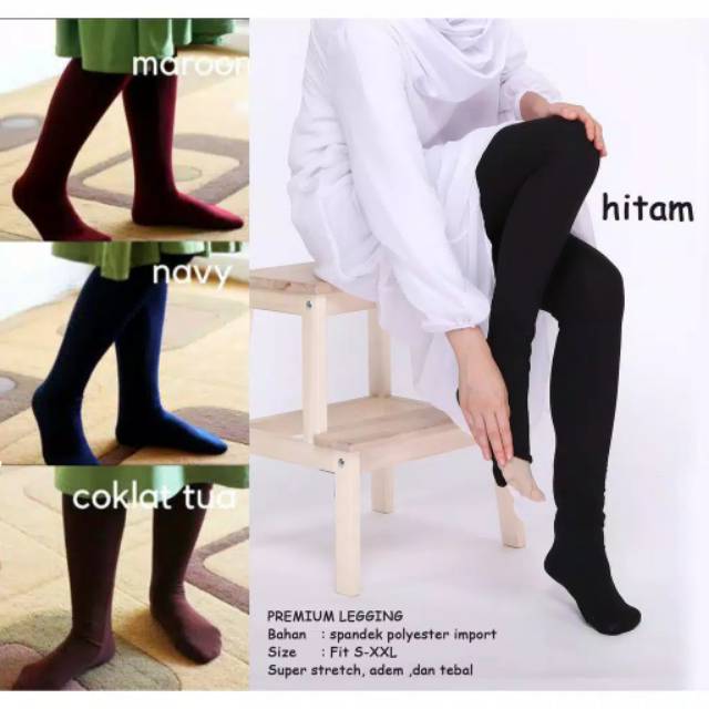 Legging Wudlu Import BEST QUALITY Muat hingga Jumbo