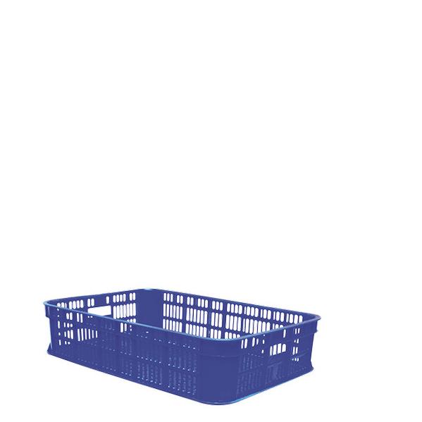 

60x40x13 Box Container Green Leaf 2212 L Keranjang Industri Rak Susun