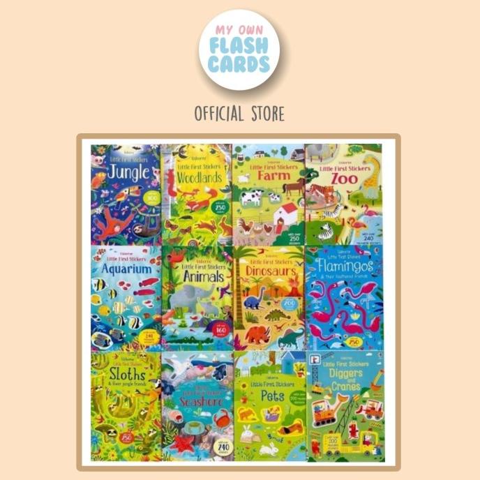 

Usborne Little First Stickers Collection - Buku Stiker Book Anak Kids Thebest