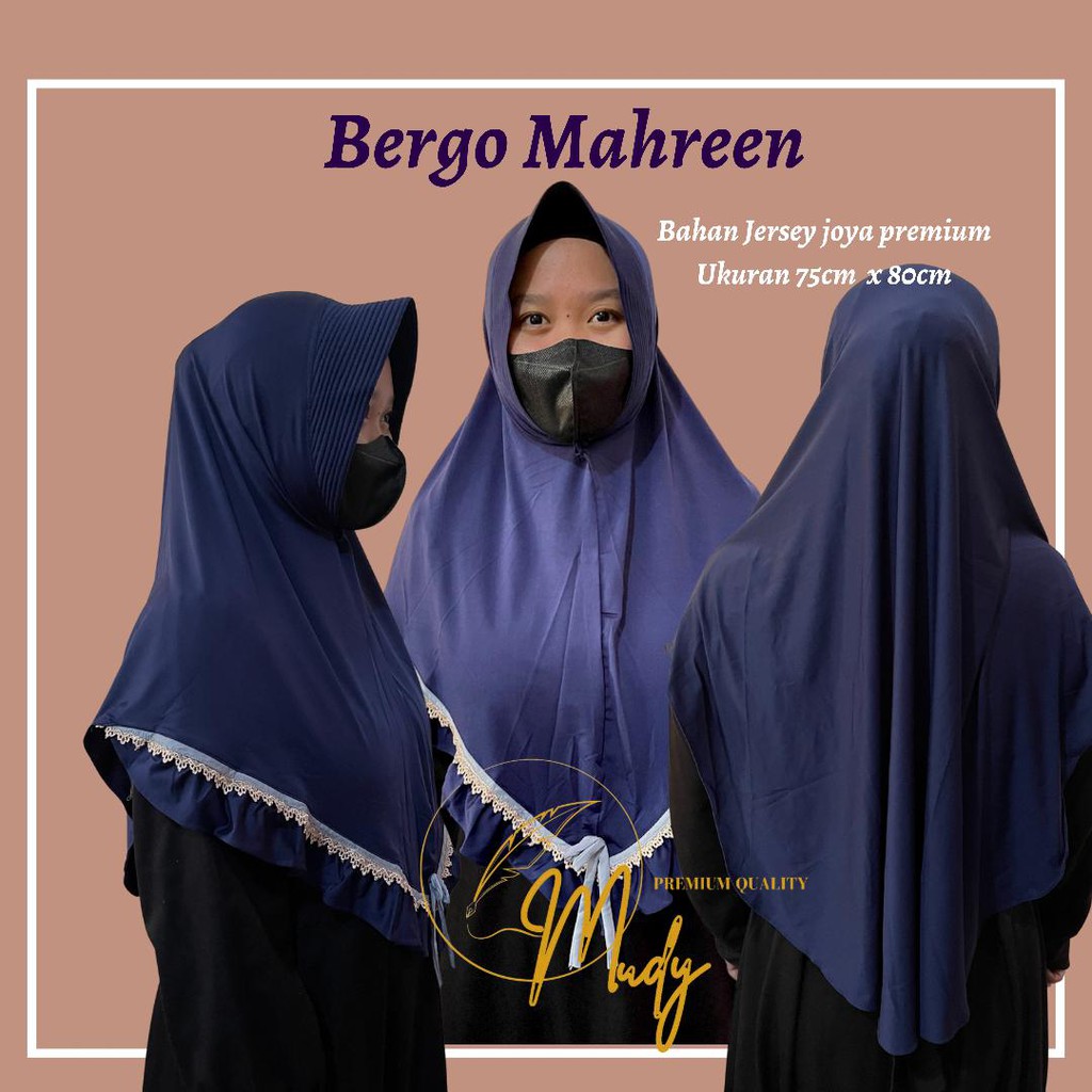 ECER//Bergo Instant MAHREEN RB//Jersey Zoya//mudymudy