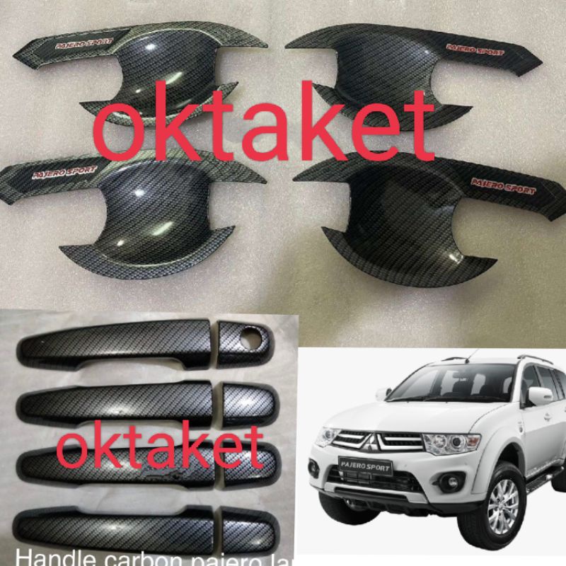 paket outer handle Full Carbon Pajero lama 2009-2015