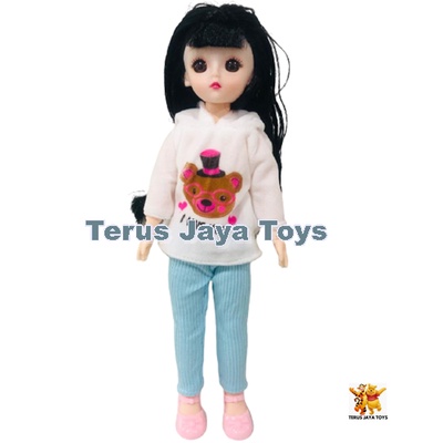 NEW BONEKA BERBY KAKI TANGAN BISA DITEKUK  / MAINAN ANAK PEREMPUAN / MAINAN KADO BONEKA TEKUK MURAH-8