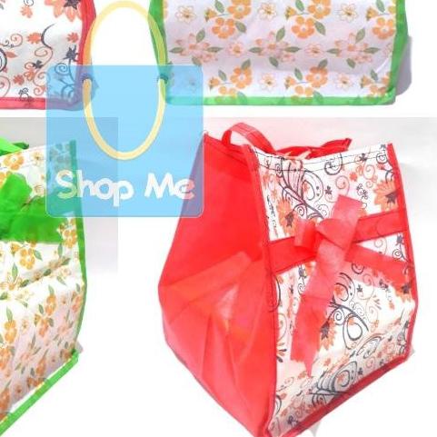 

❂ Tas Kain Pita untuk dus box makanan Uk 18x18cm 20x20cm 22x22cm goodie bag acara hajatan ♀