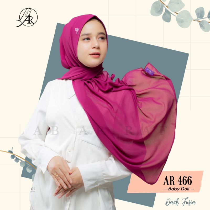 HIJAB ARRAFI 466 PASHMINA TALI PET ANTEM PASHMINA BABY DOLL